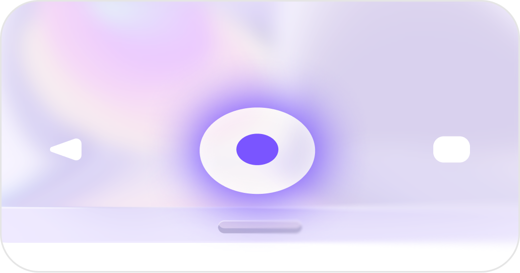Кнопка «Домой» на смартфоне на Android