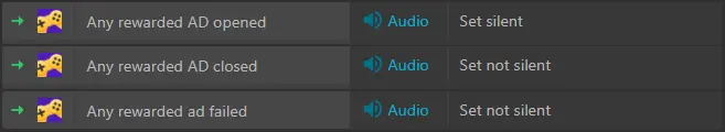Audio Muting Example