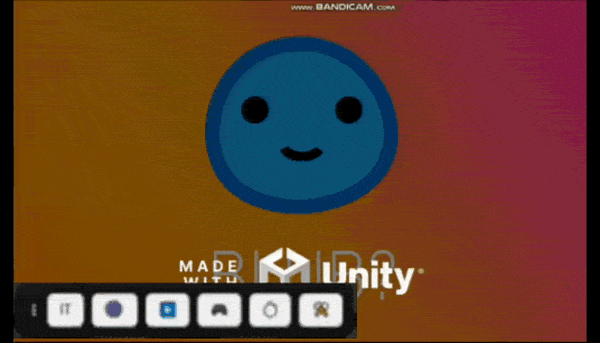 Game loading video: during loading, the debug panel indicator is green even though the game cannot yet be interacted with.
