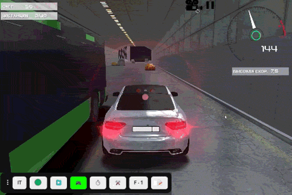 Oynanış videosu: seviye bittikten sonra oynanış göstergesi (gamepad simgesi) hâlâ yeşil.