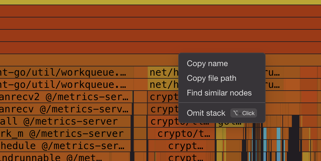 UI context menu
