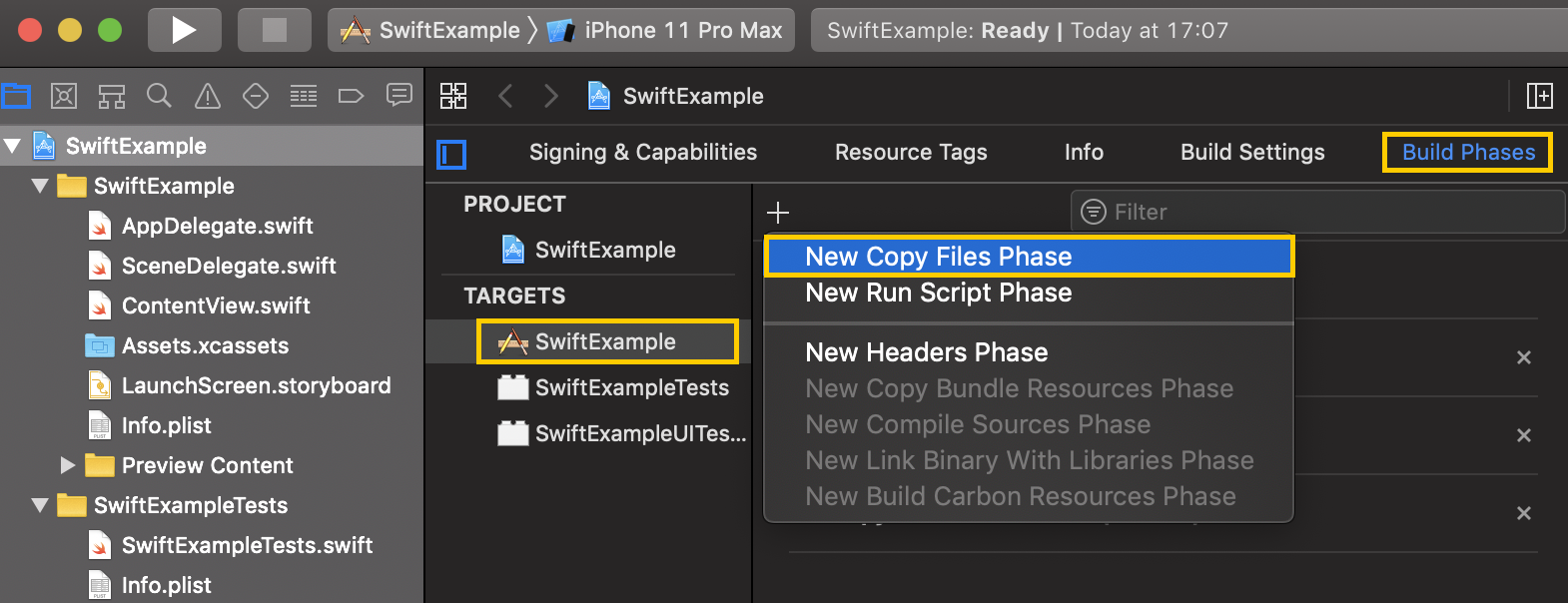 copy files