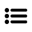 list-symbol-of-three-items-with-dots