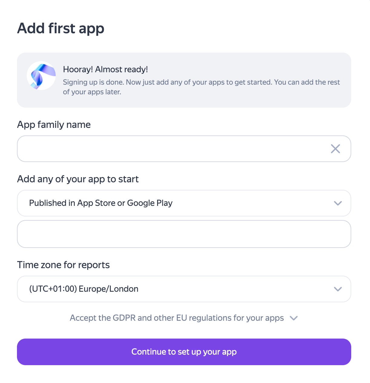 add-first-app