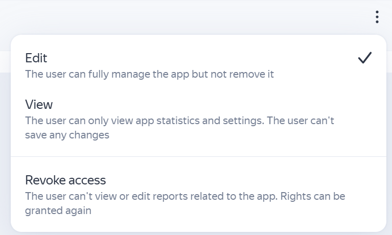 change access rights