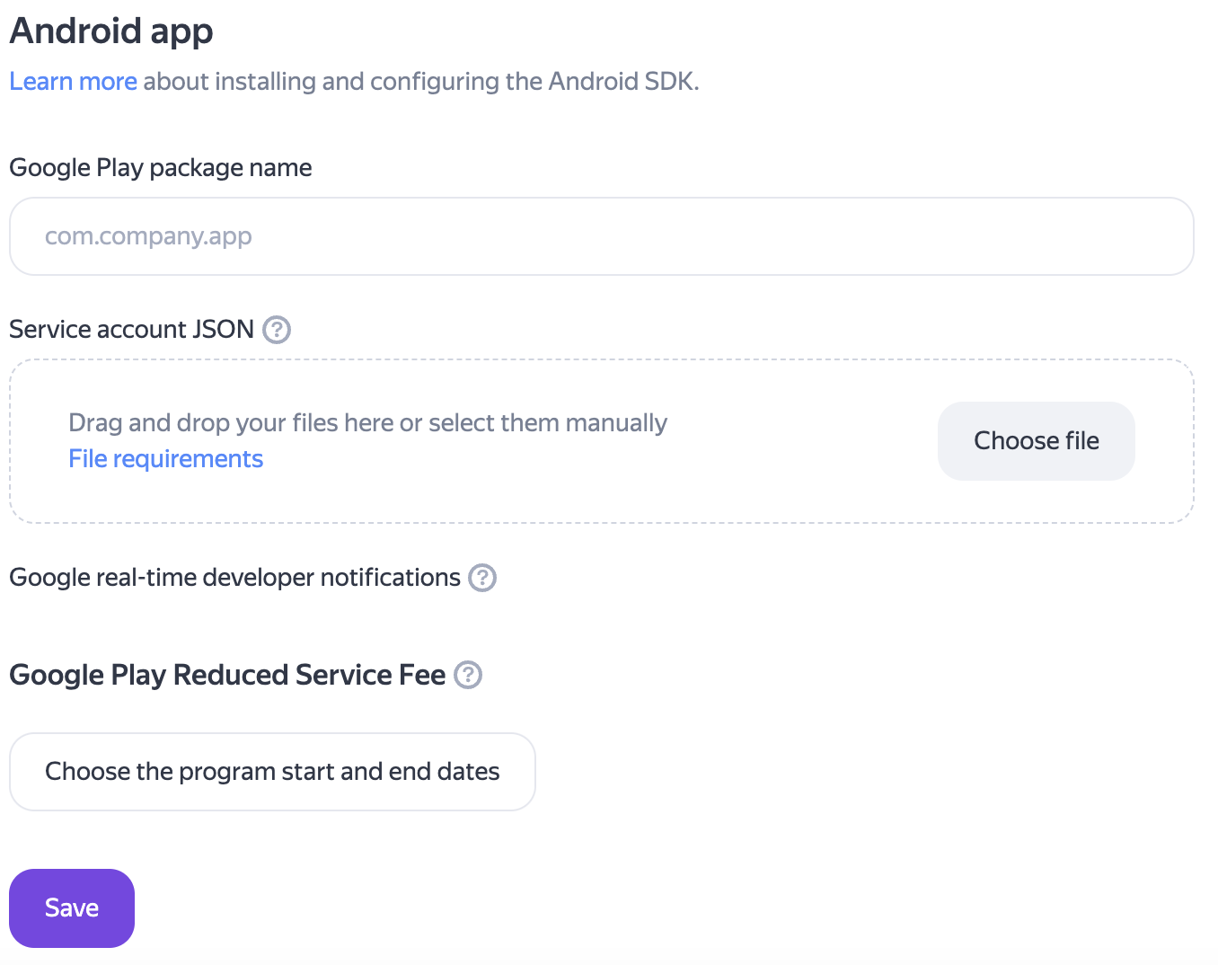 Android app