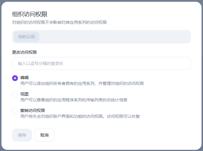 访问权限