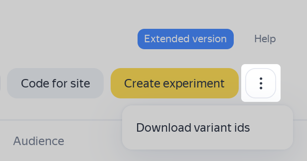 Download variants ids