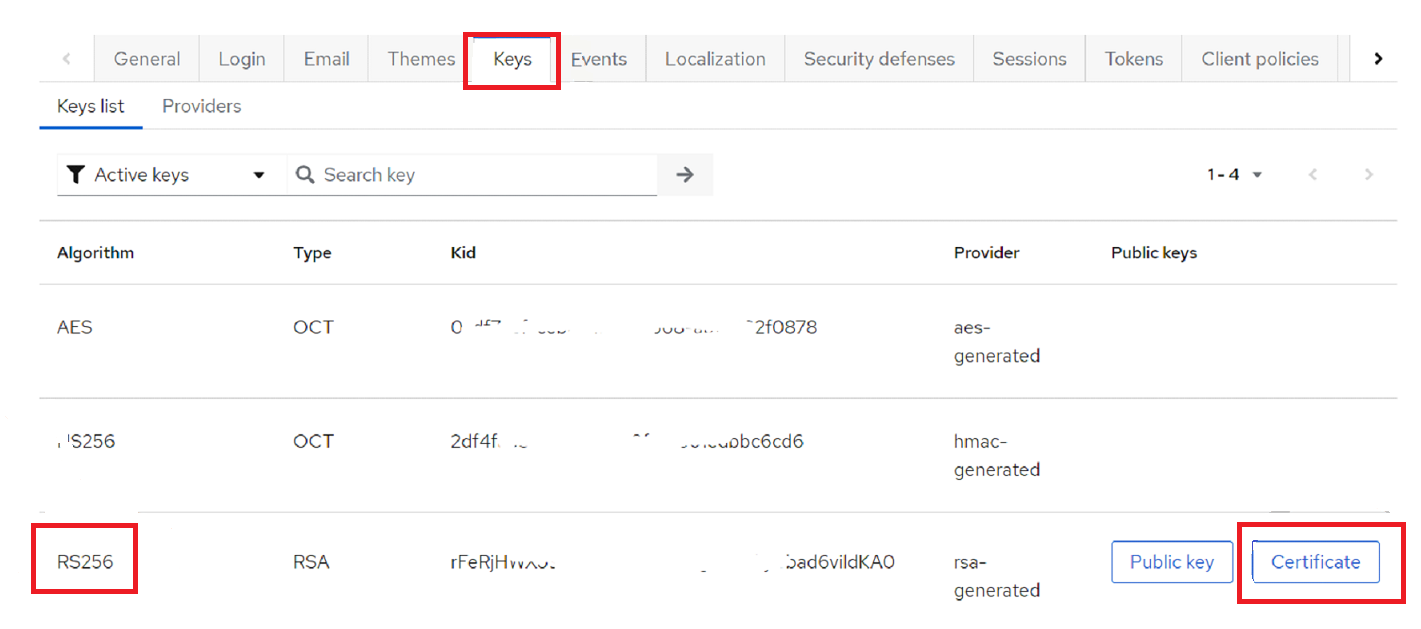 Configure Keycloak version 19 and above | Documentation